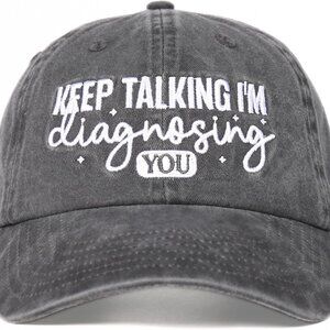 Adjustable Cotton Baseball Cap Unisex Embroidered Vintage Style for Gifts